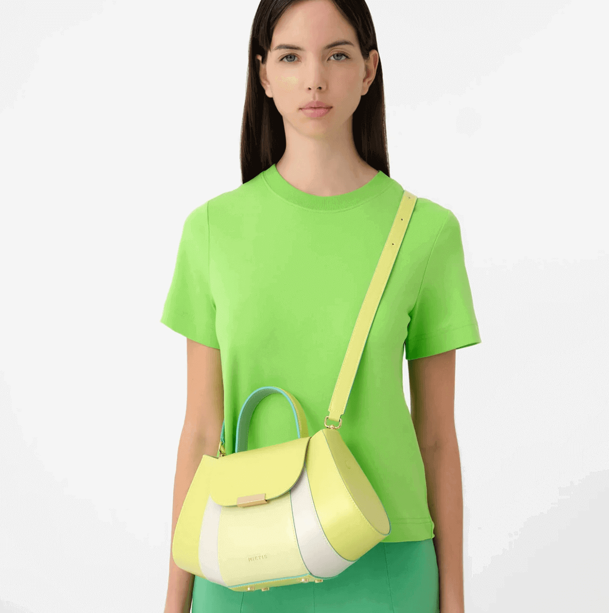 Mietis Tatito Bag - Lima and White