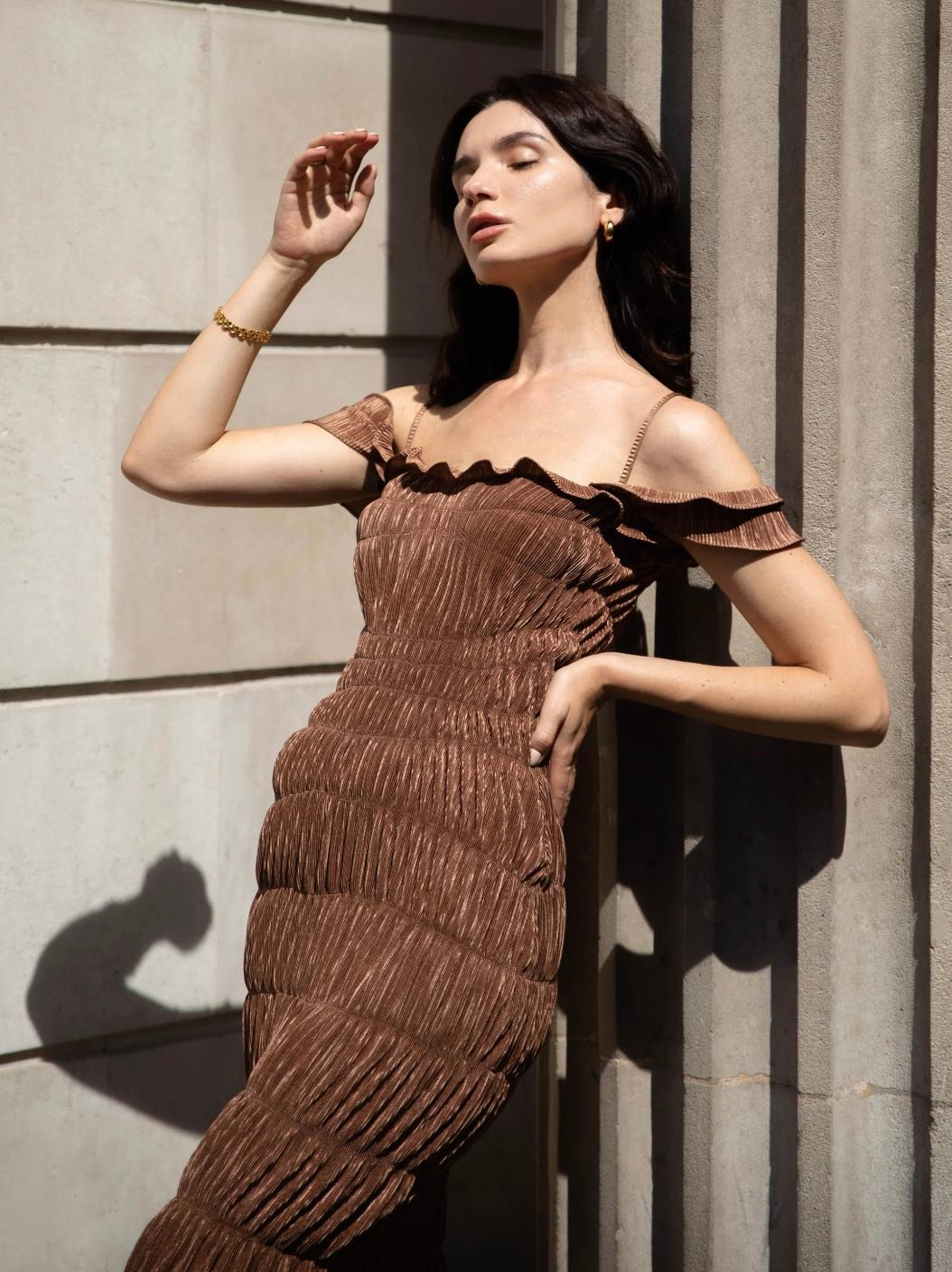 Indra Brown Dress