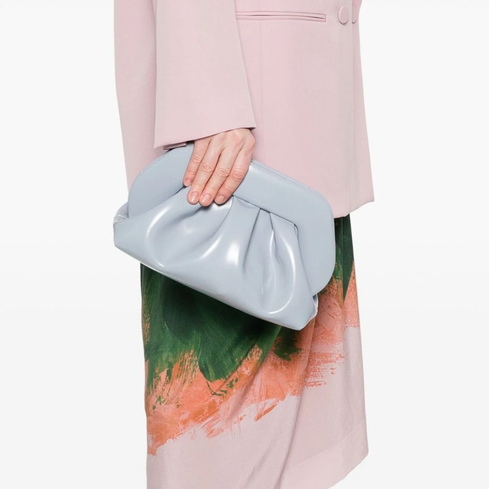 Tia Patent Bag - Dusty Blue