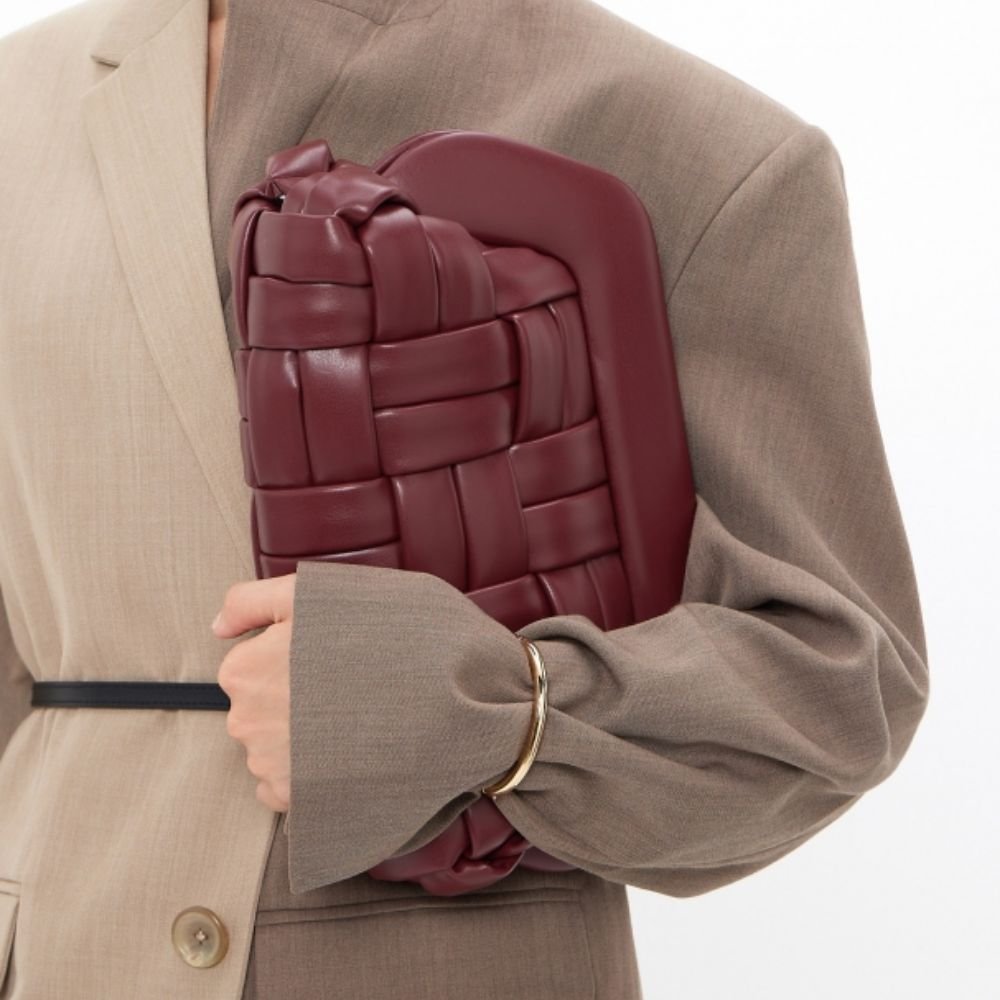 Bios Weaved Vegan Bag - Pomegranate