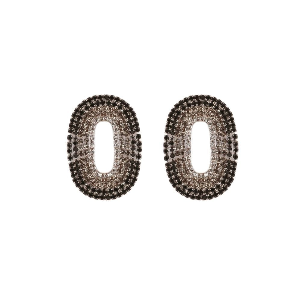 Liberty Triple Shades Of Black Earrings
