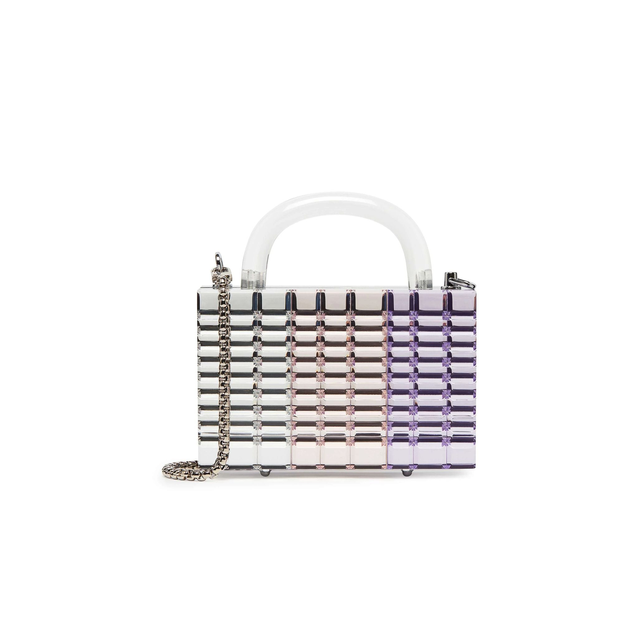 Sierra Purple mirror Clutch- Ombré