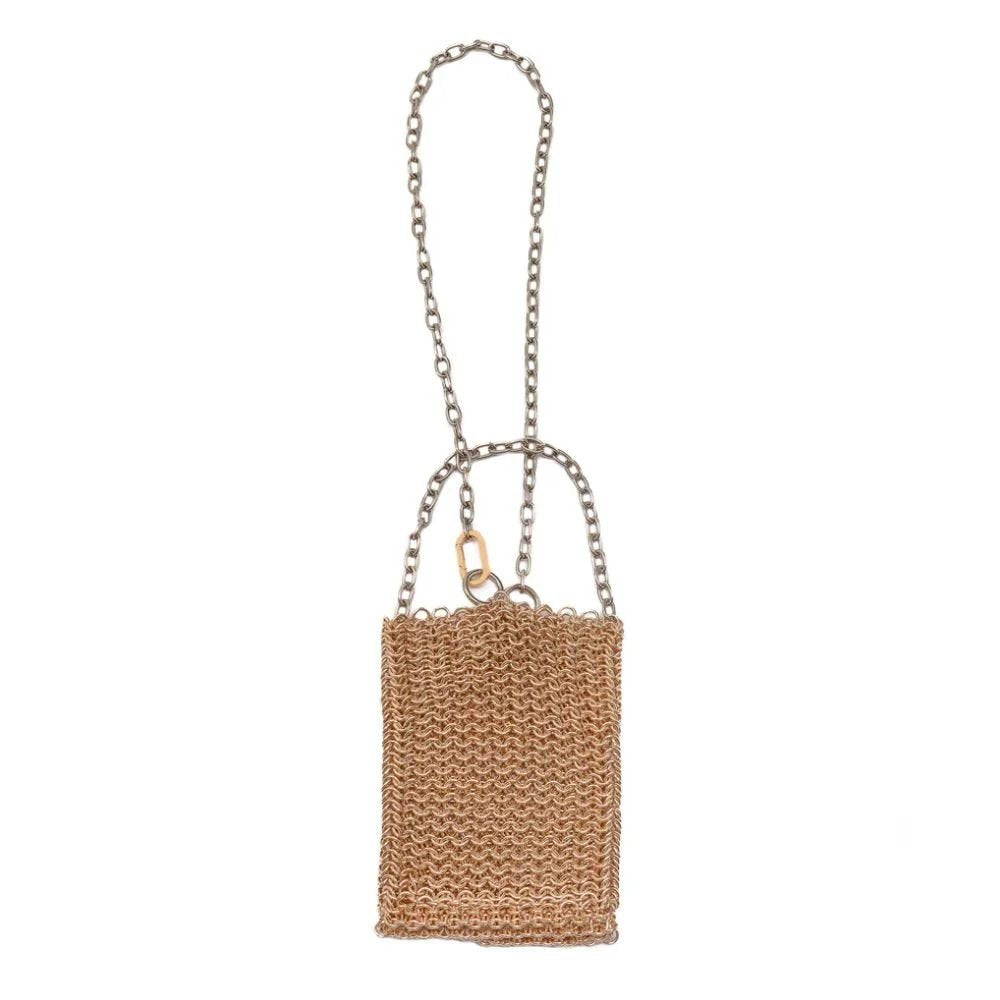 Satchel Gold Bag
