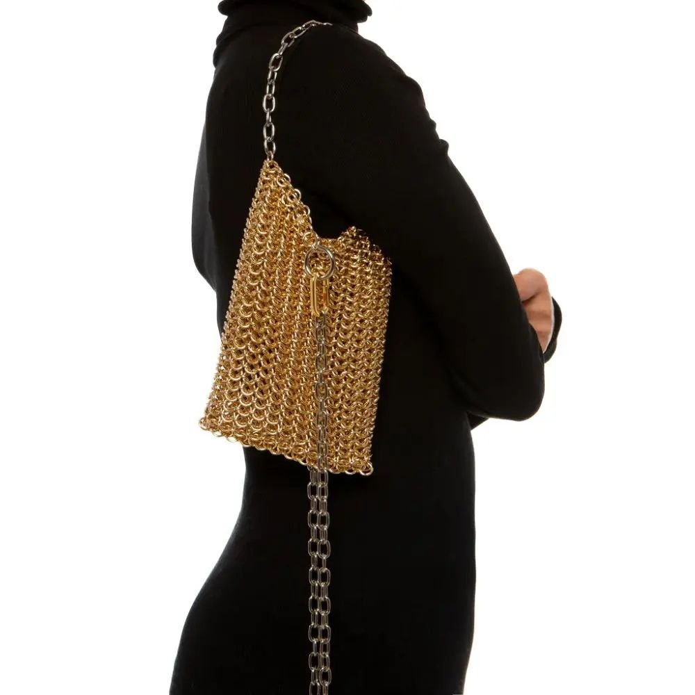 Satchel Gold Bag
