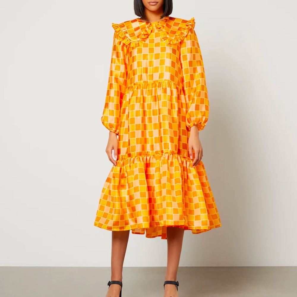 Stefanie Joe Orange Dress