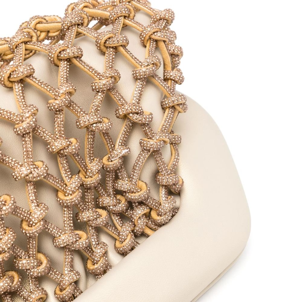 Tia Knots Strass Gold Bag