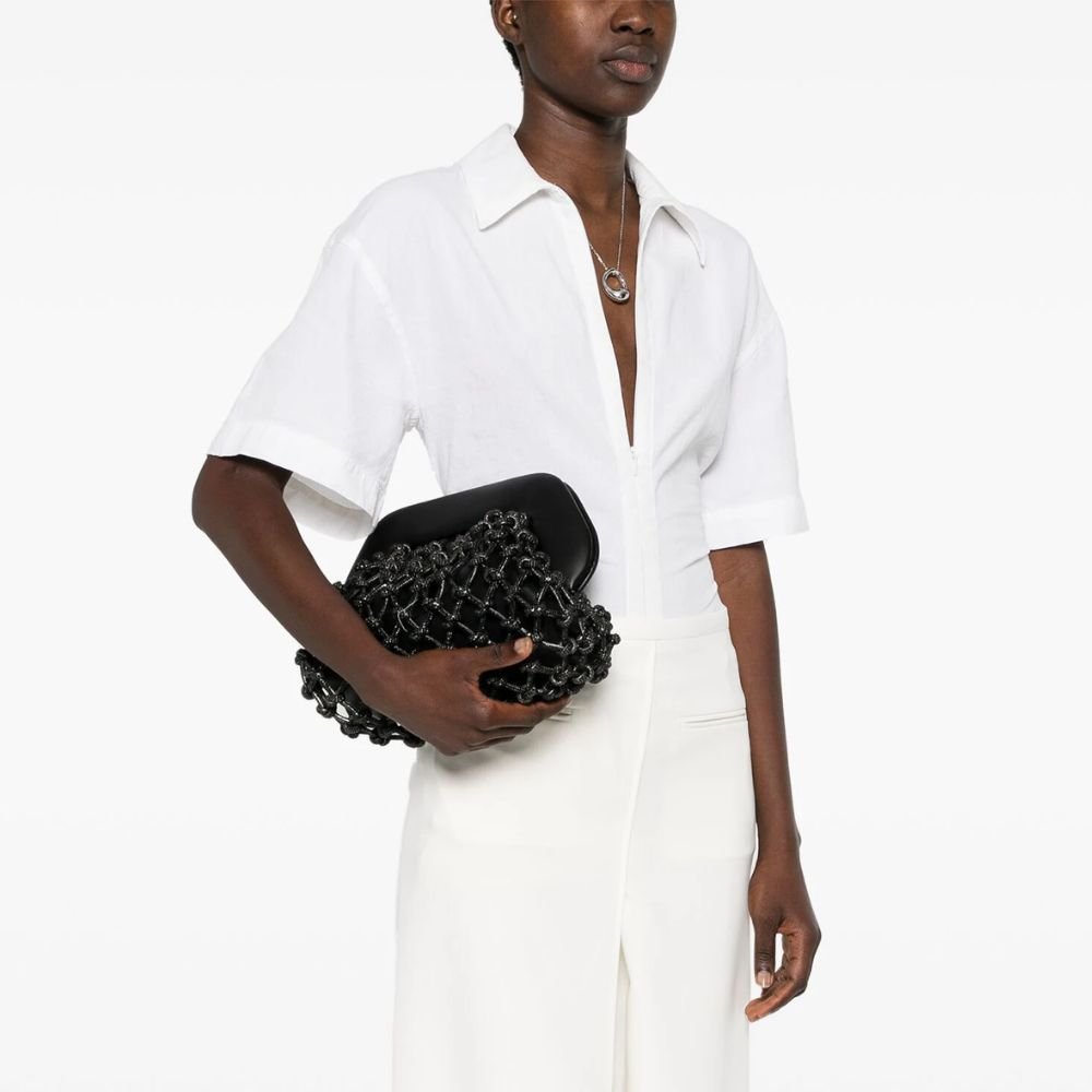 Tia Knots Strass Black Bag