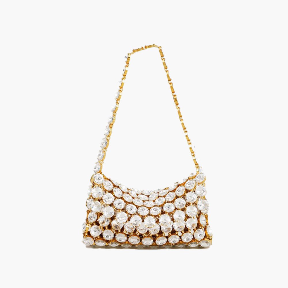 Clochette Baguette White Bag