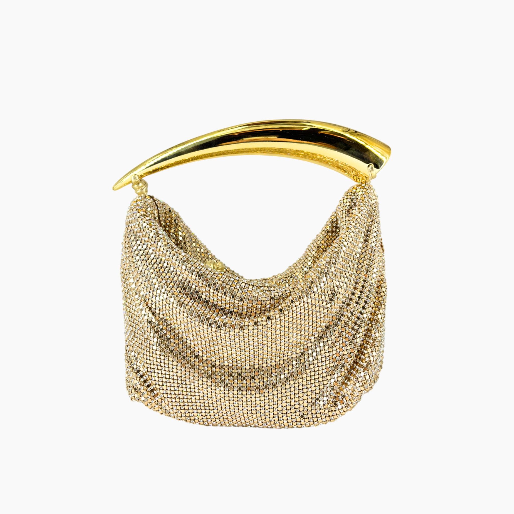 Blake Mini Strass Metal Mesh - Yellow White