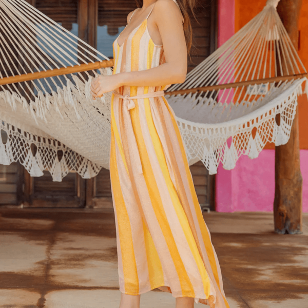 Cary Marbella Mix Peach Dress