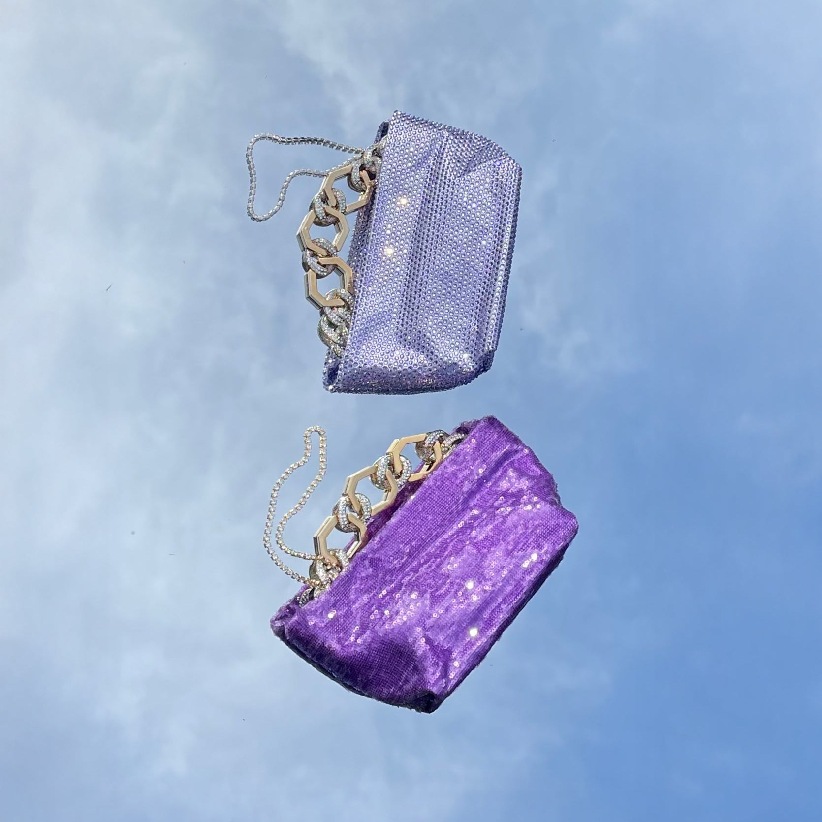 Jessye Sequins Bag - Violet