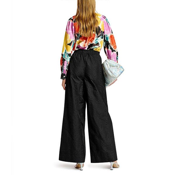 Dazed Wide Leg Pants – Black
