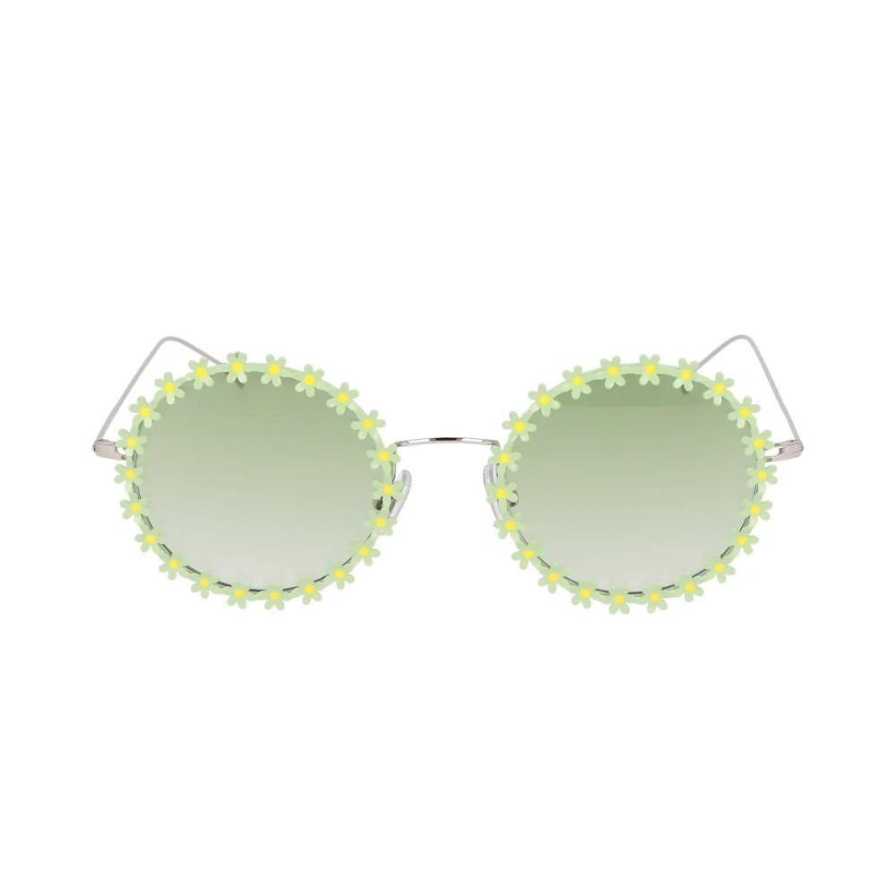 Lulu Sunglasses - Green Flowers