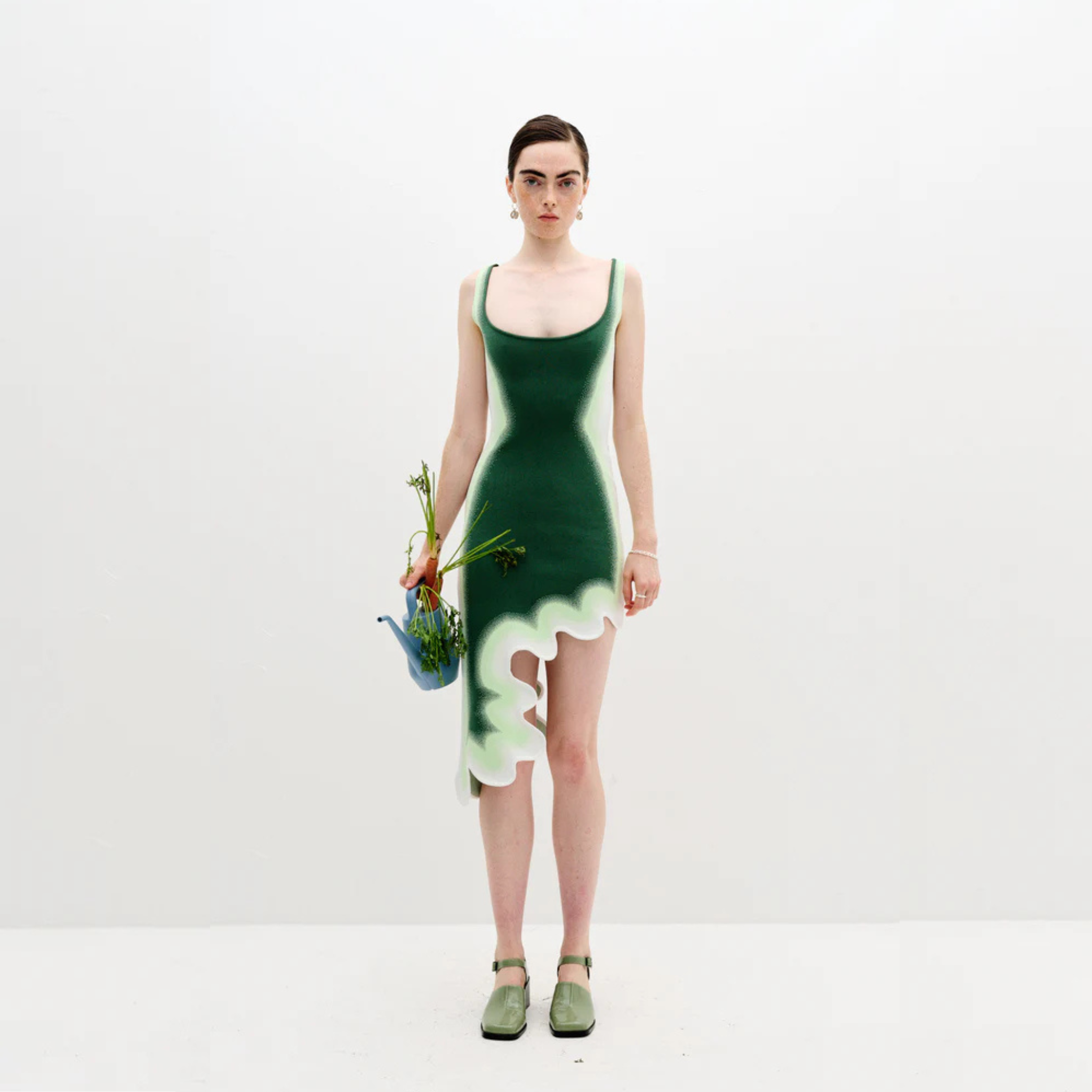 Aster Reversible Wavy Asymmetric Dress
