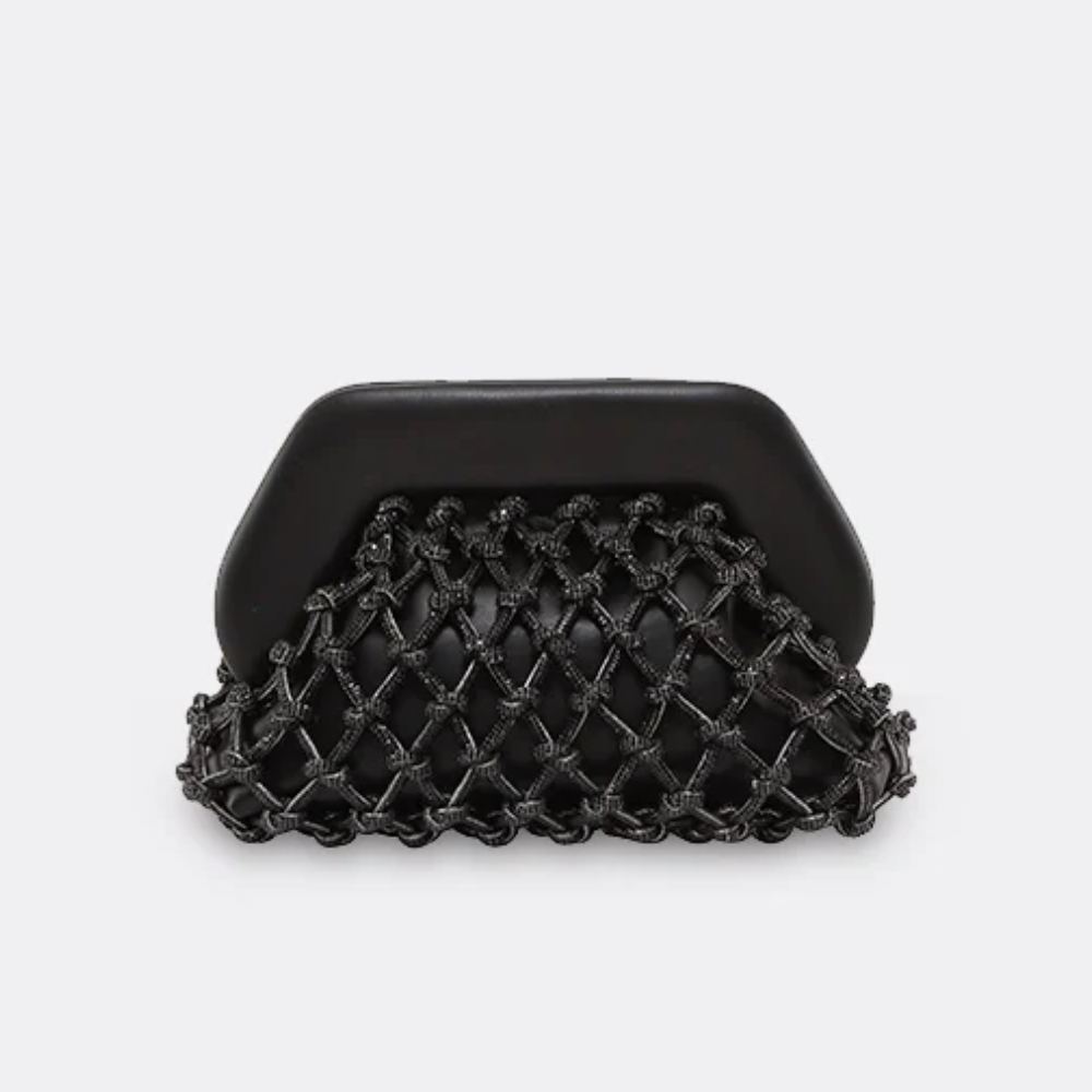 Tia Knots Strass Black Bag