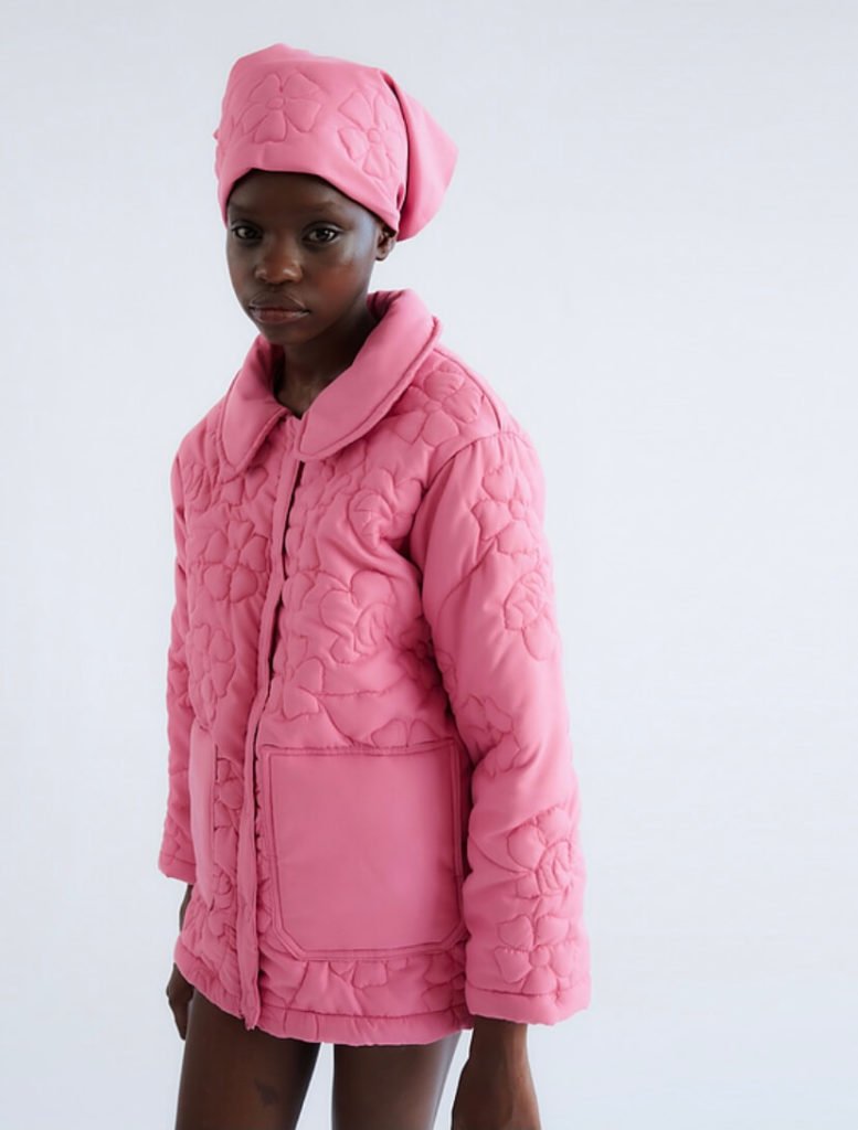 Baby Pink Collar Jackets