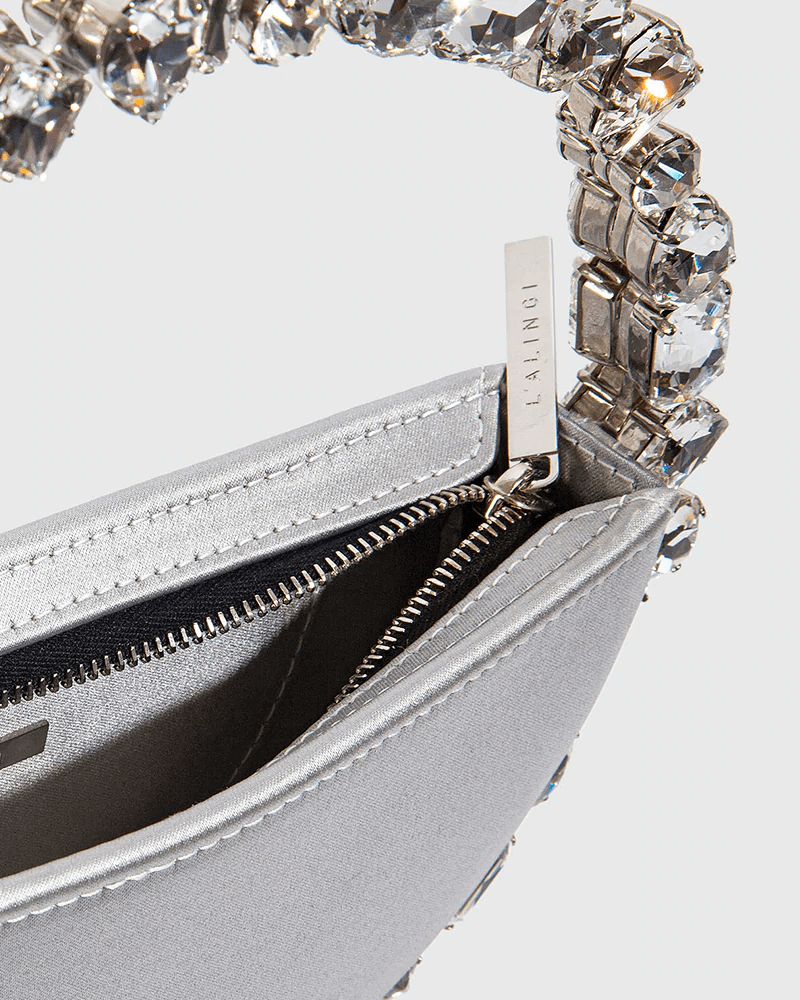 L'alingi Silver Taliya Eternity Clutch