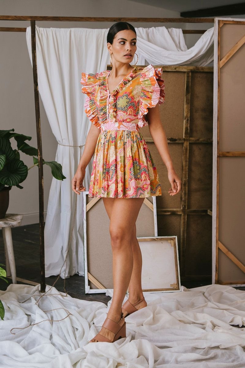 celia b lirio dress