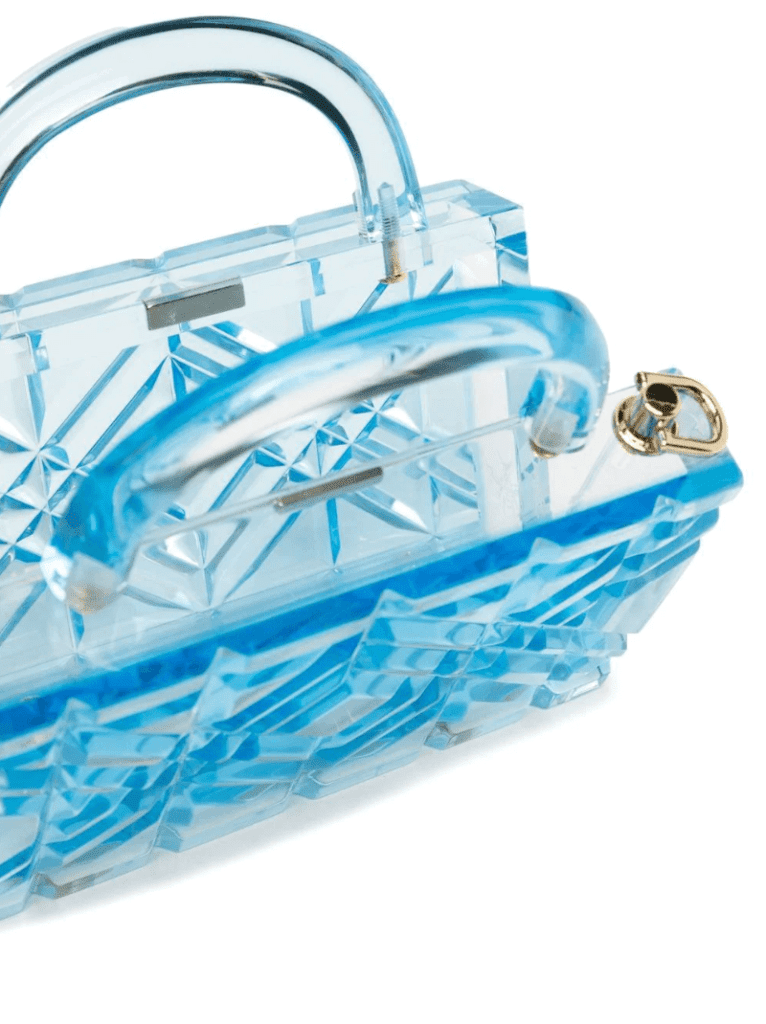 L’Afshar Adele Acrylic Top-Handle Bag