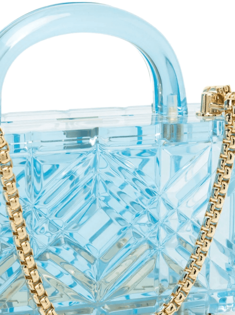 L’Afshar Adele Acrylic Top-Handle Bag