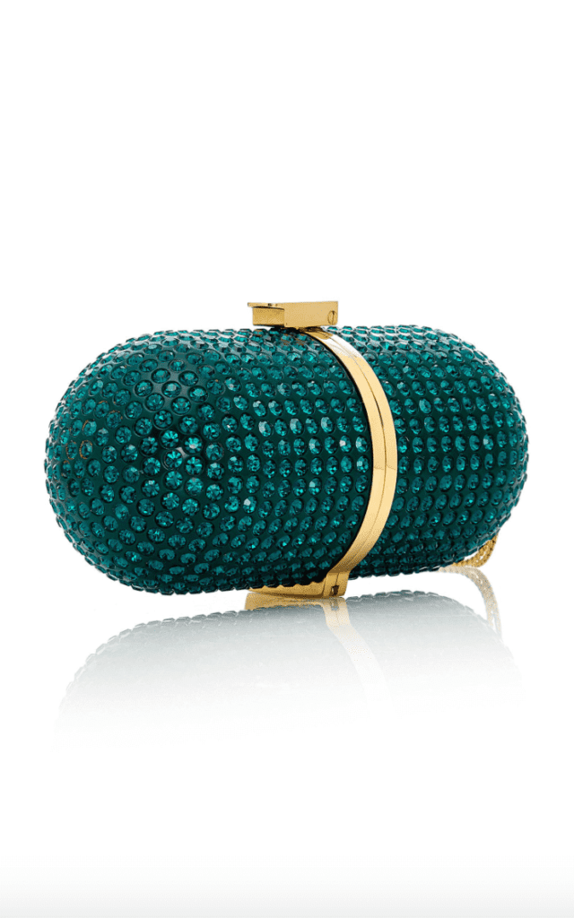 Marzook Pill Bag Emerald Green Crystals.