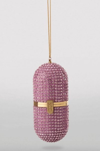 Marzook Pill Bag Pink Crystals.