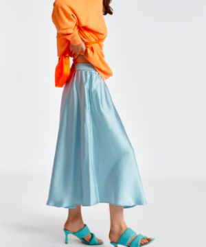 Screenshot 2022-05-25 at 1.43.20 PM Essentiel Antwerp - Blij Skirt sb16 Light blue midi length / €165