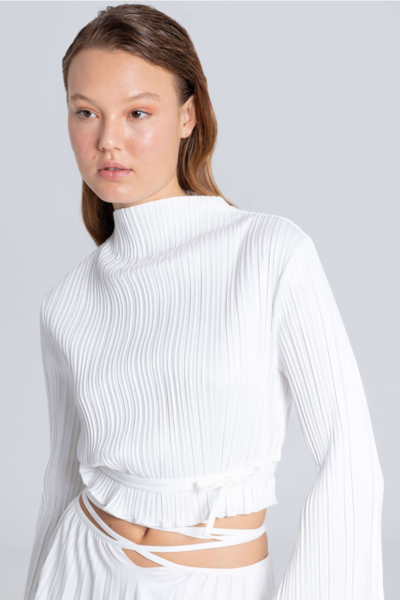 Ésthe, Pleated Cropped Top, ₹6,500